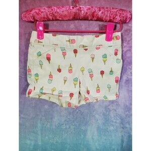 5T Gymboree White Multicolored Ice Cream Shorts